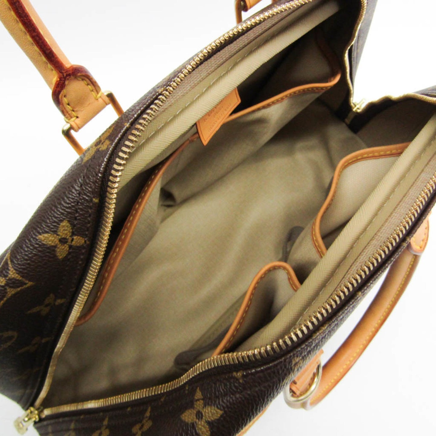 Louis Vuitton Deauville, Brown, Canvas, handbag