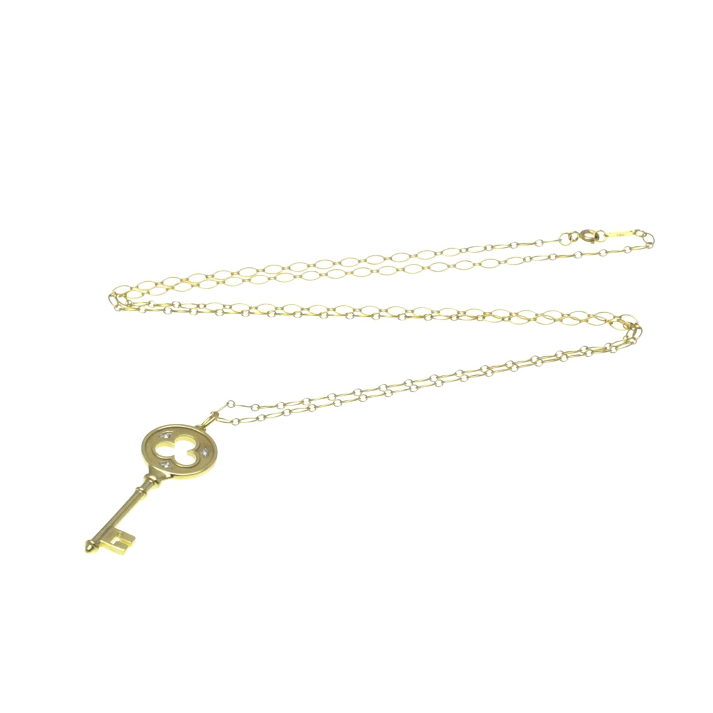 Tiffany & Co Key, Gold, Yellow Gold, necklace