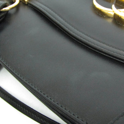 Gucci Arli Top Handle Leather, Black, Leather, Handbag
