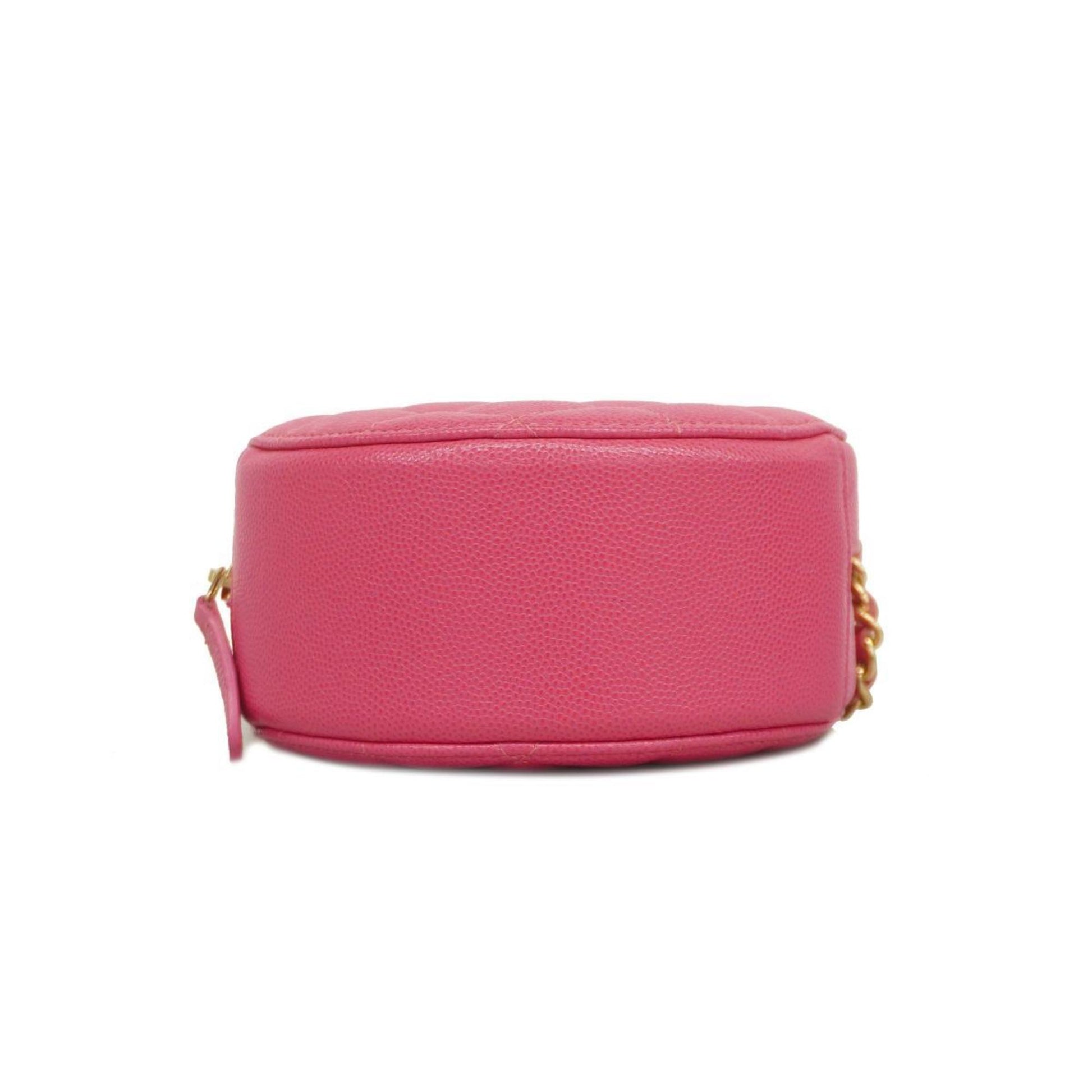 Chanel, Pink, Leather, shoulder