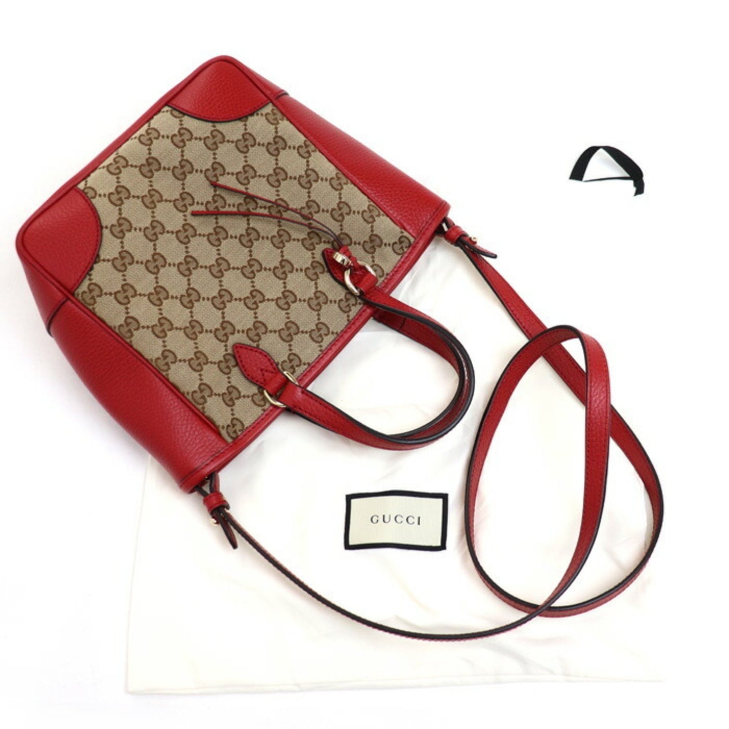 Gucci Guccissima, Red, Canvas, tote