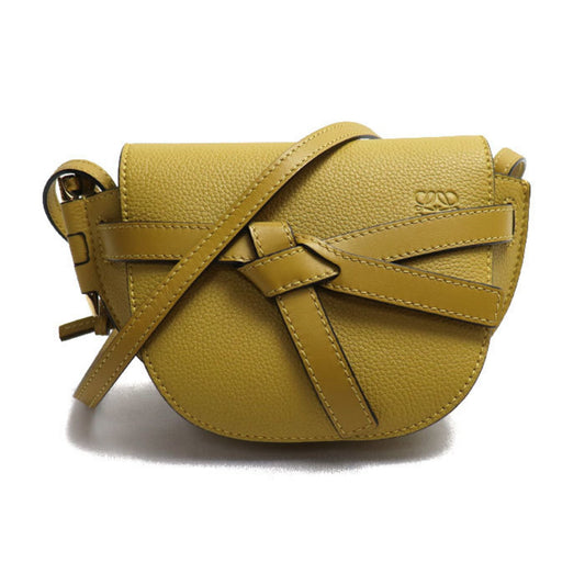 Loewe, Yellow, Leather, shoulder