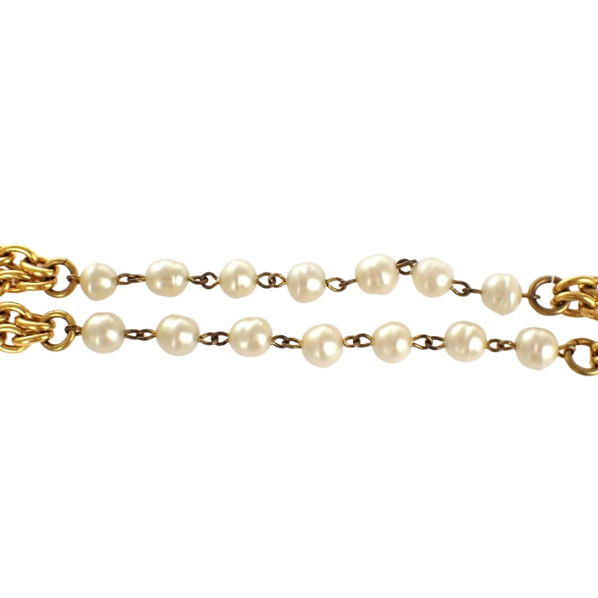 Chanel Logo CC, Gold, Gold Plated, necklace