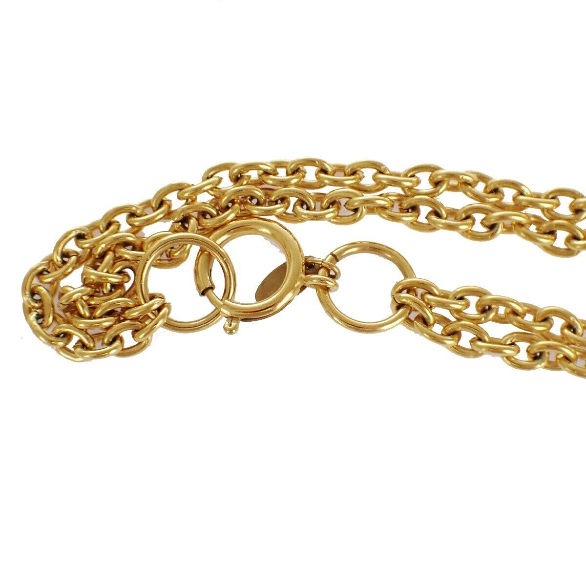 Chanel Logo CC, Gold, Gold Plated, necklace