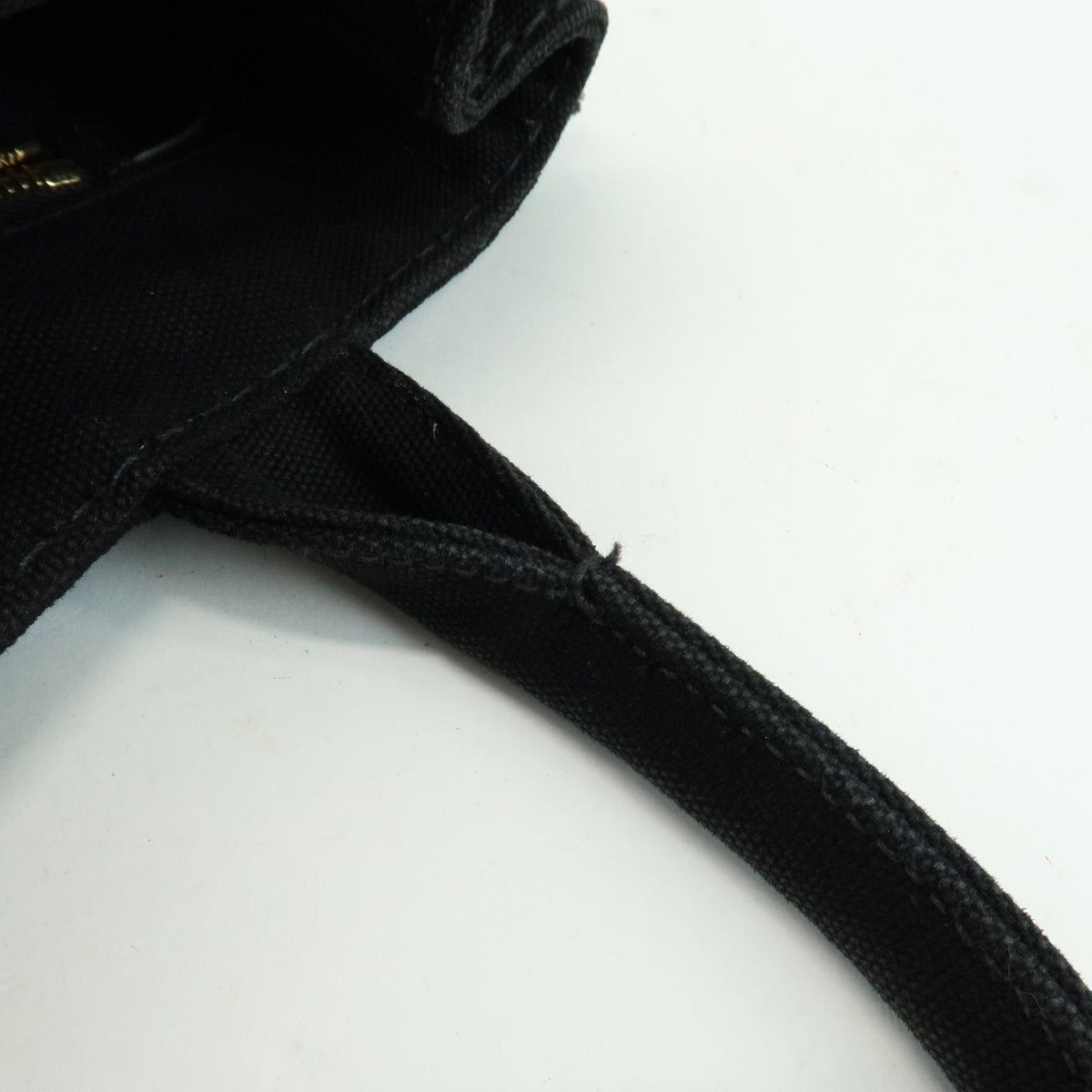 Prada Canapa Canvas, Black, Canvas, Tote Bag