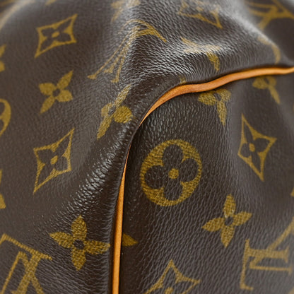 Louis Vuitton Keepall Monogram, Brown, Canvas, Travel Bag