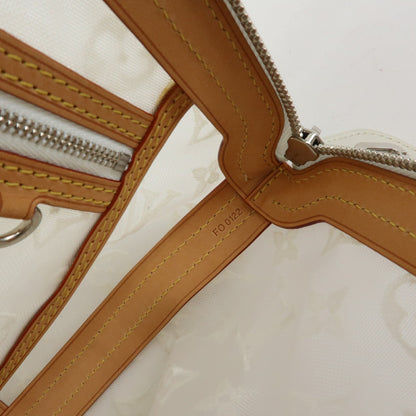 Louis Vuitton Transparence Lockit Mesh and Leather, White, Mesh, Handbag