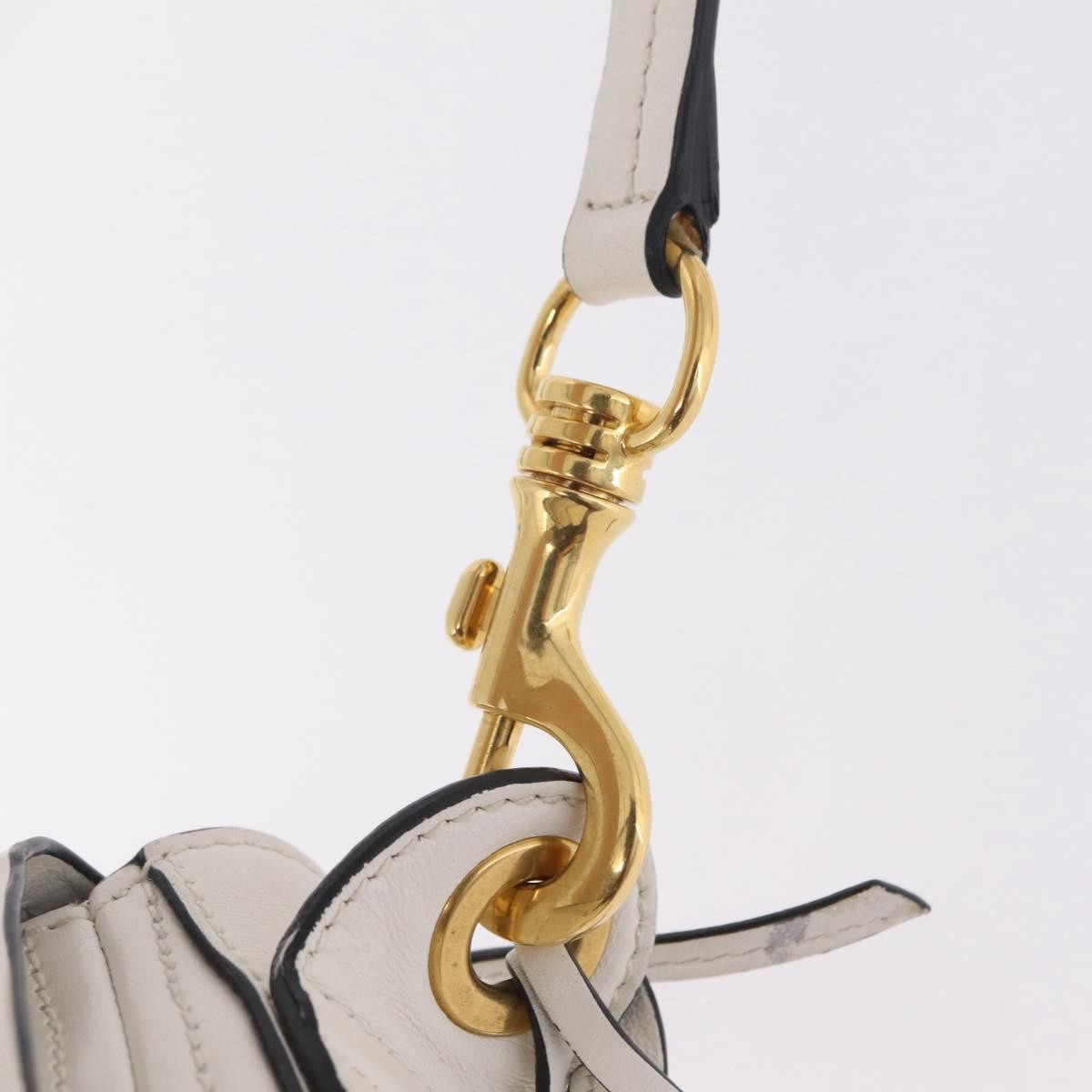 Miu Miu Grace Lux Leather, White, Leather, Shoulder Bag