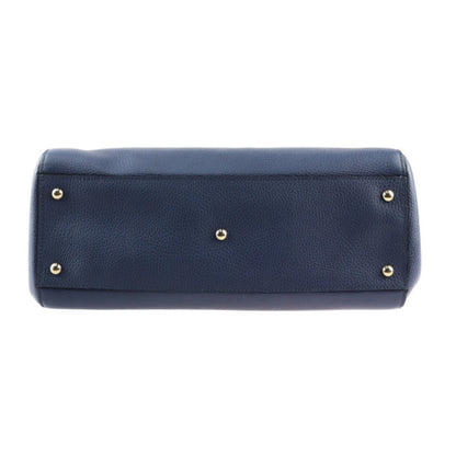 Gucci Interlocking G, Blue, Leather, handbag