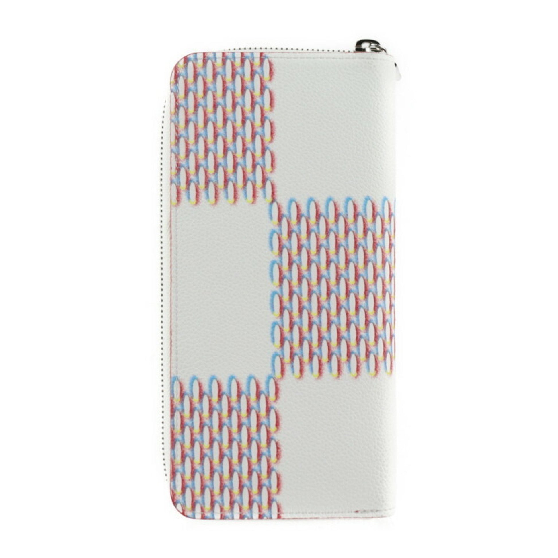 Louis Vuitton Zippy Wallet Vertical, White, Leather, wallet