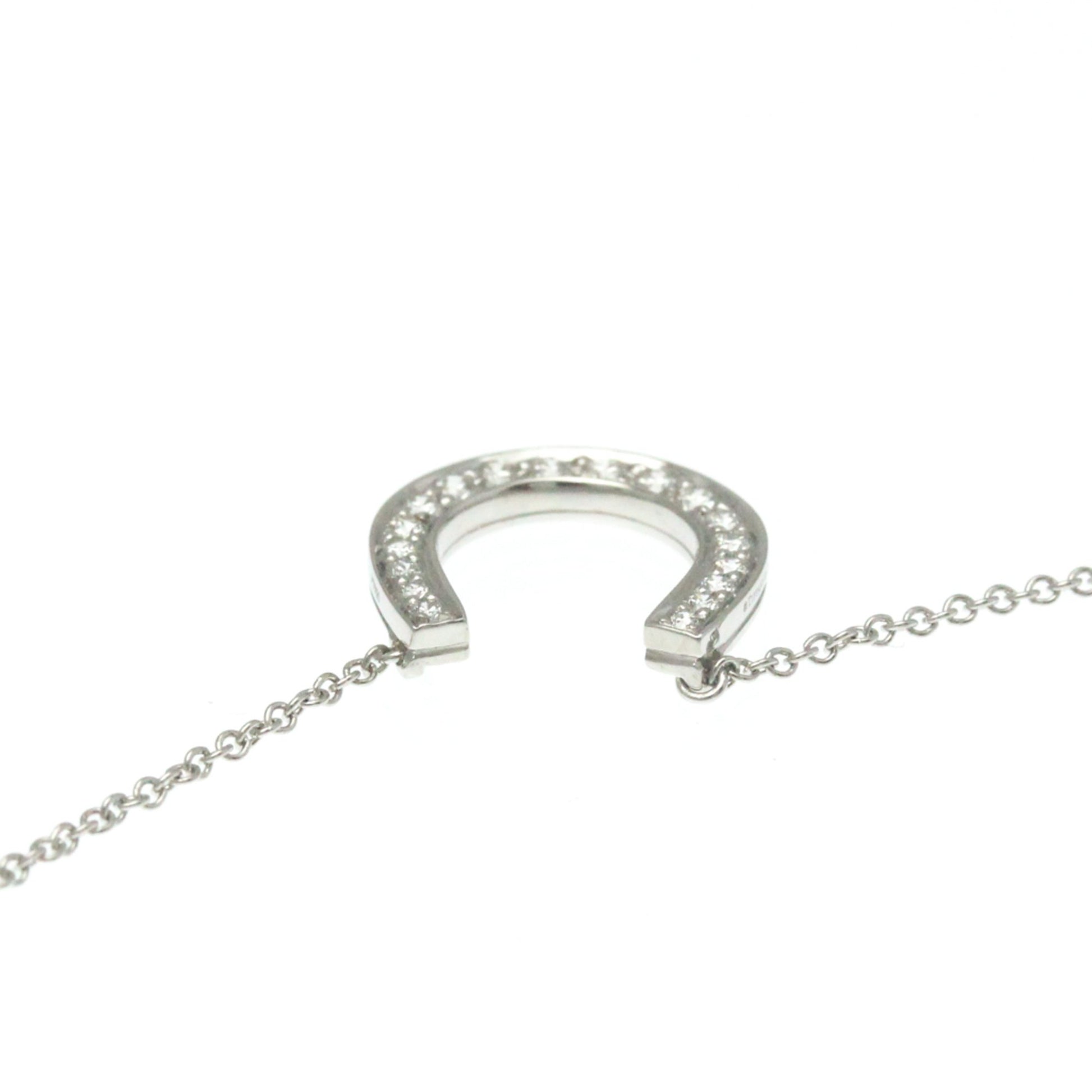 Tiffany & Co Horseshoe, Silver, Platinum, necklace