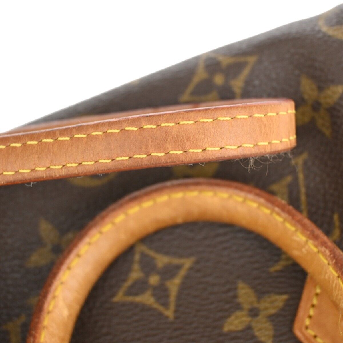 Louis Vuitton Mini speedy, Brown, Canvas, handbag