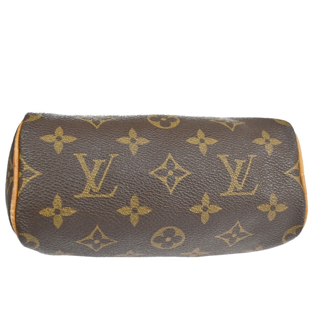 Louis Vuitton Mini speedy, Brown, Canvas, handbag