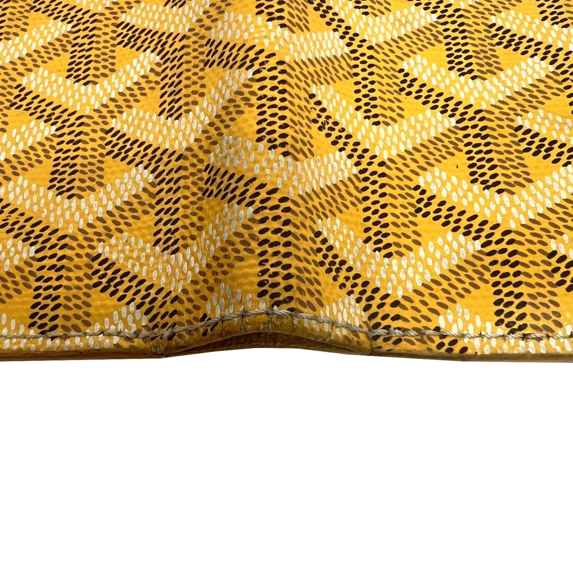 Goyard, Yellow, Leather, wallet