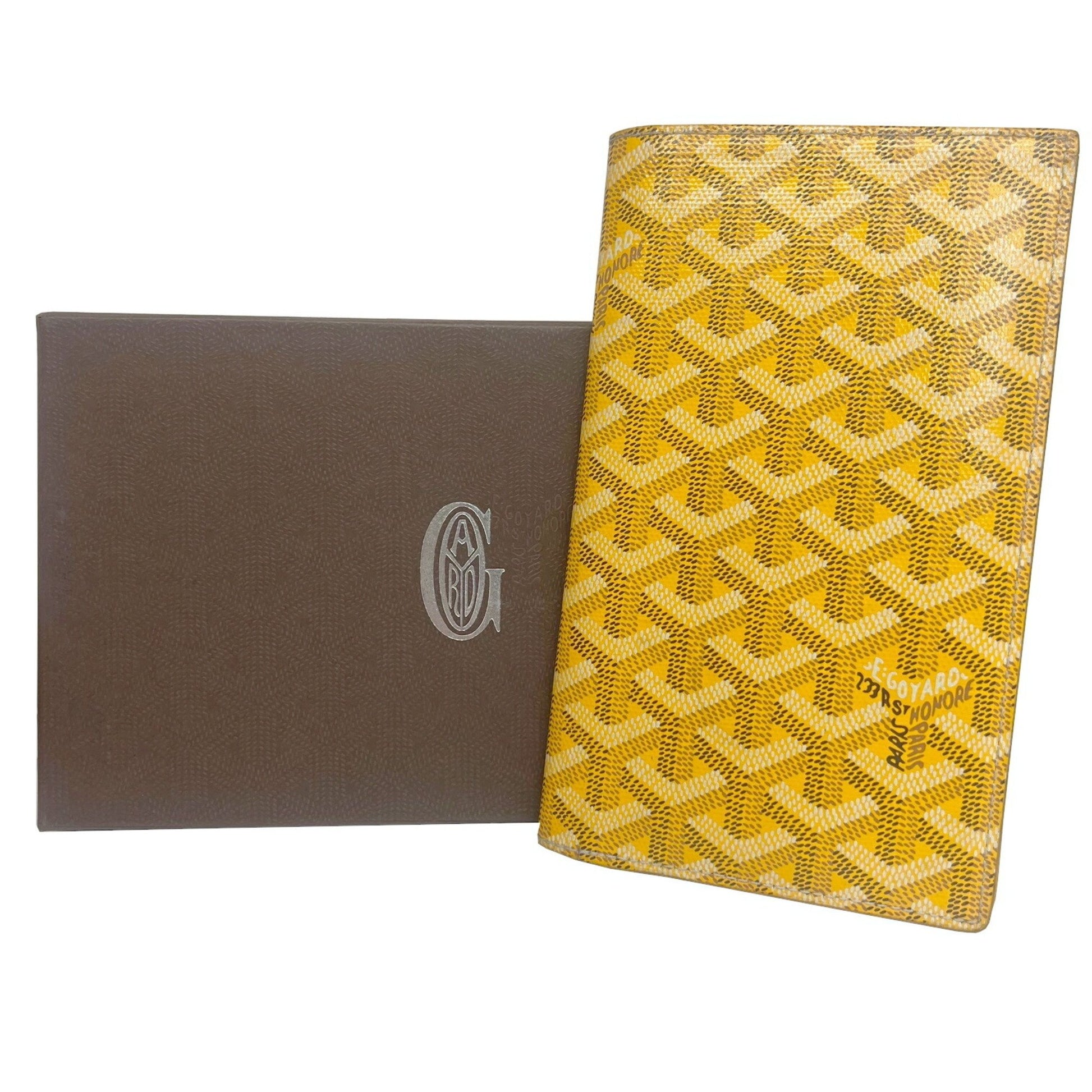 Goyard, Yellow, Leather, wallet