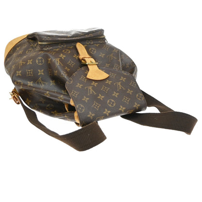 Louis Vuitton Vintage Montsouris Monogram Canvas, Brown, Canvas, Backpack