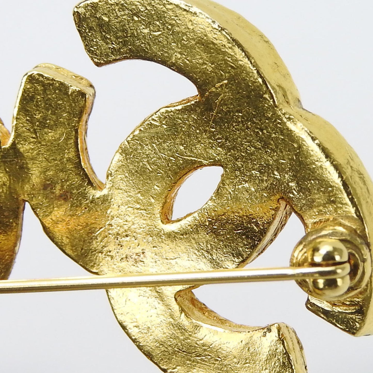 Chanel Coco Mark, Gold, Metal, brooch