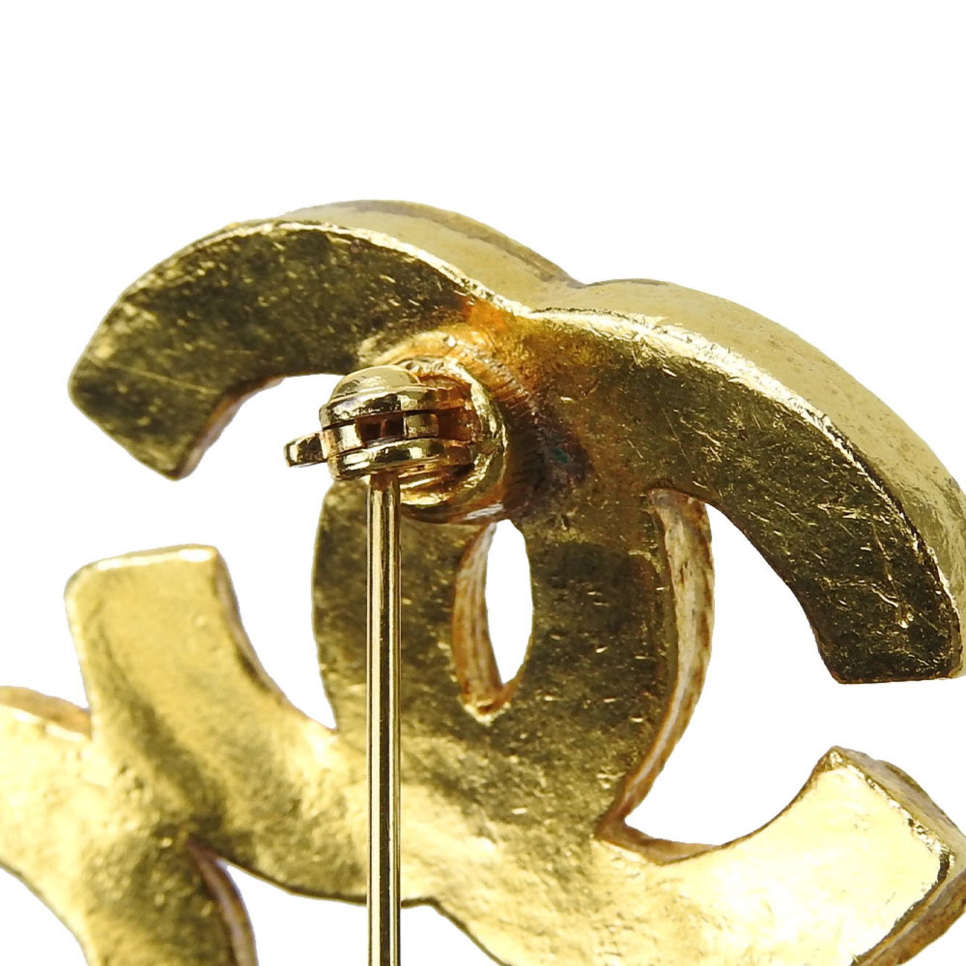 Chanel Coco Mark, Gold, Metal, brooch