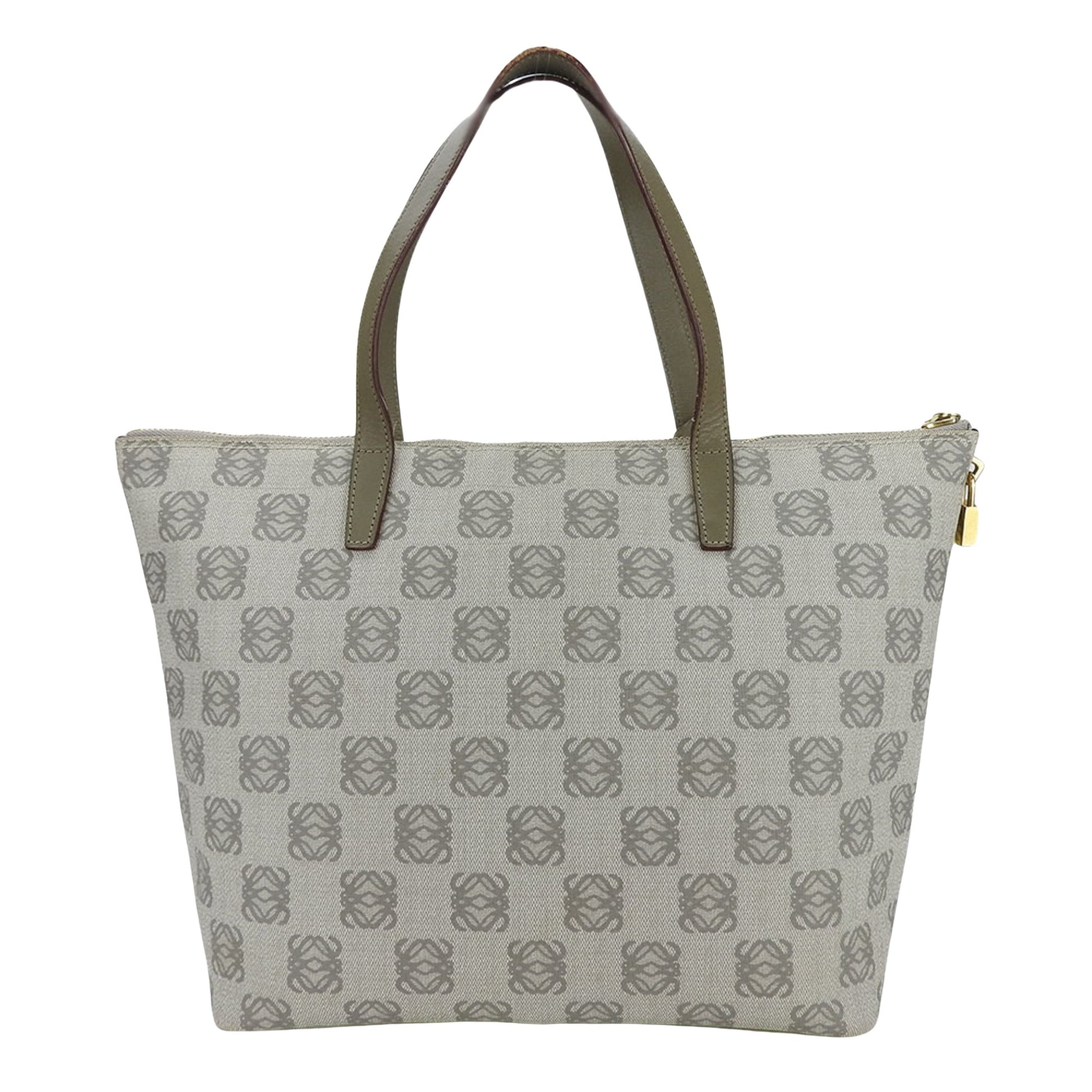 Loewe --, Grey, Canvas, tote