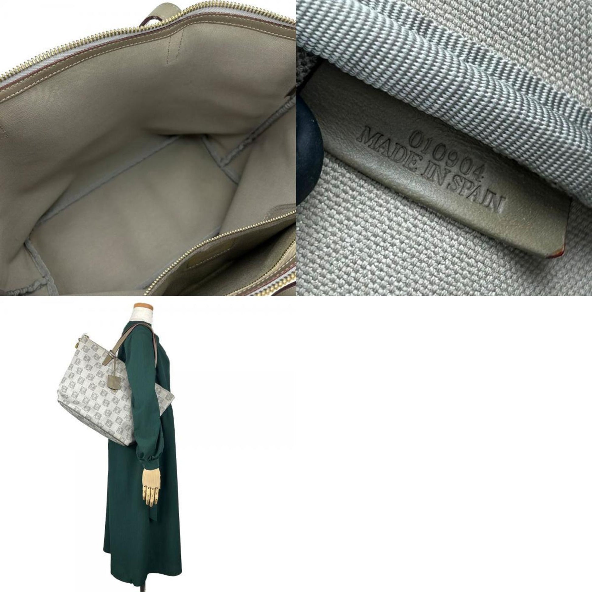 Loewe --, Grey, Canvas, tote