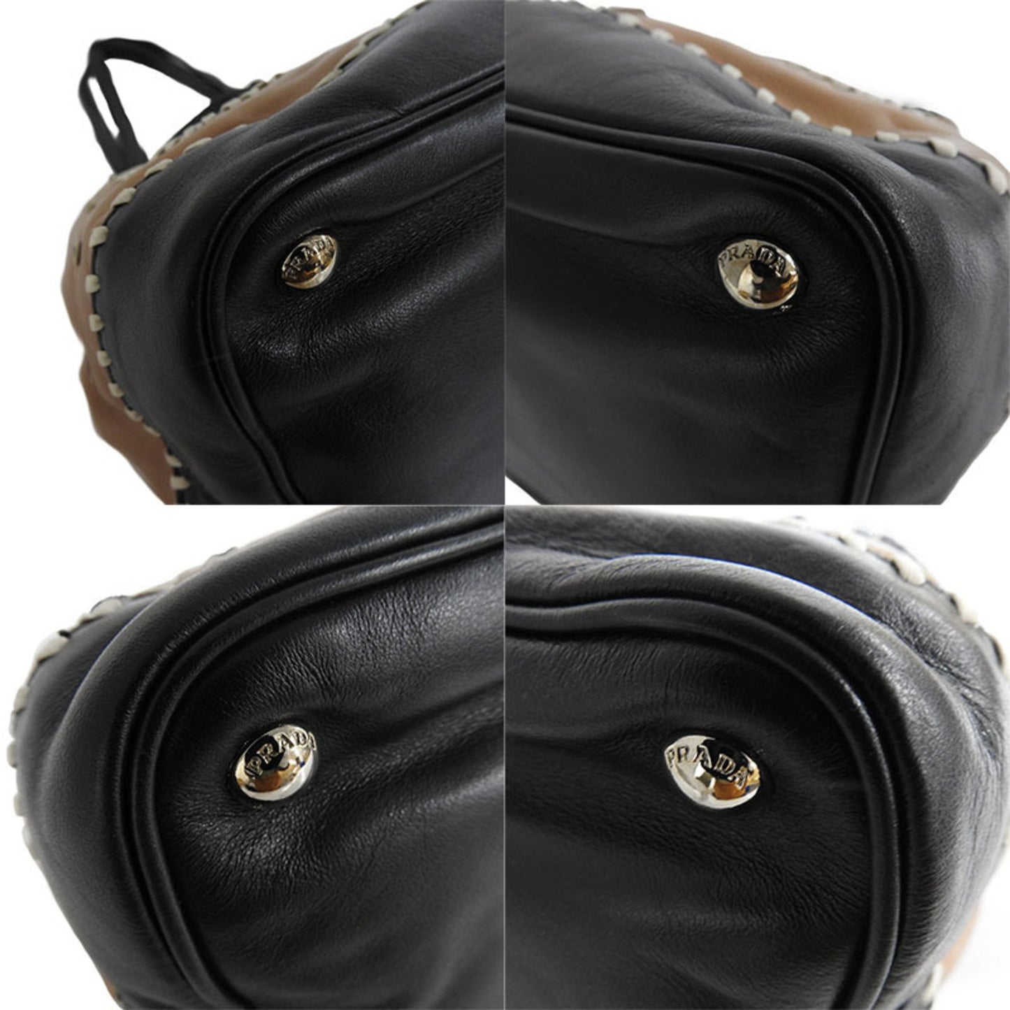 Prada --, Brown, Leather, shoulder