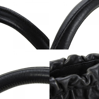 Prada Saffiano, Black, Leather, handbag