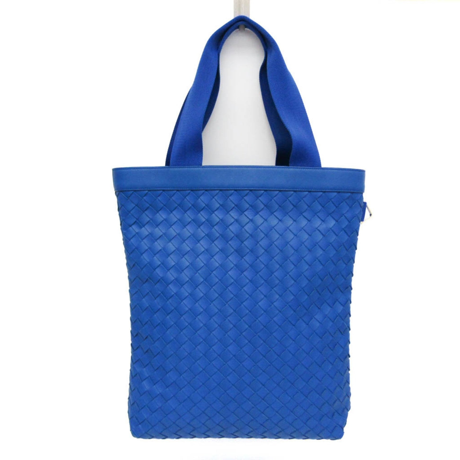 Bottega Veneta Intrecciato, Blue, Leather, tote