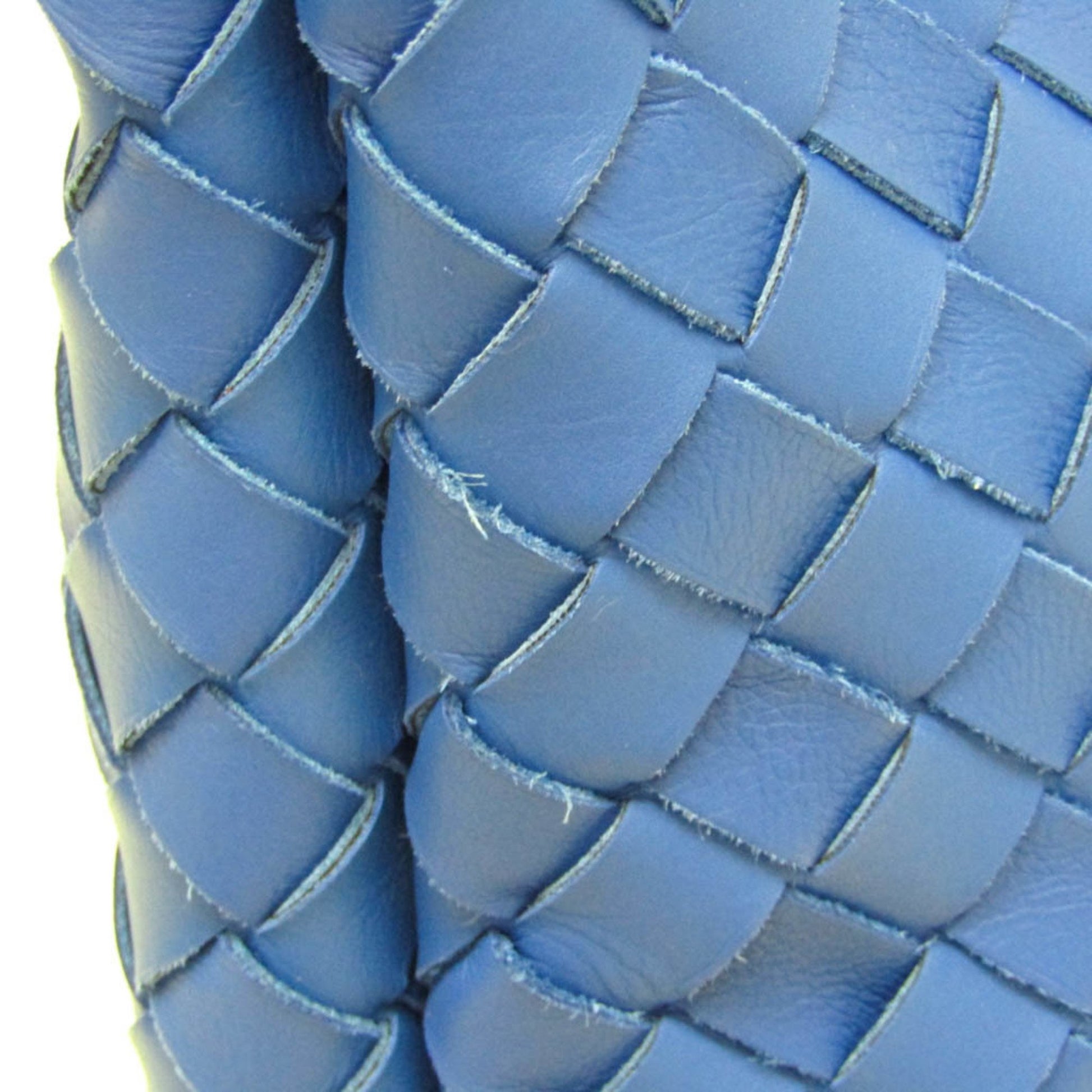 Bottega Veneta Intrecciato, Blue, Leather, tote