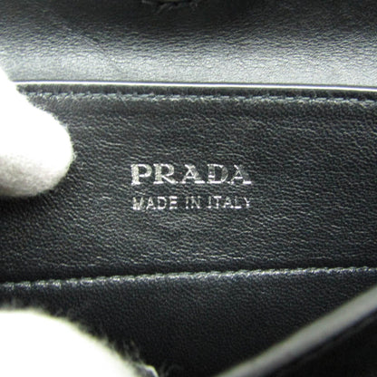 Prada Vitello, Black, Leather, handbag