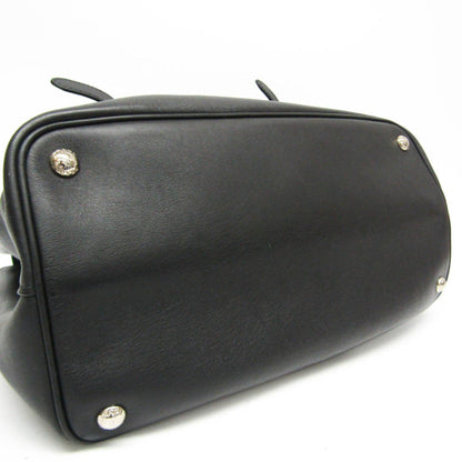 Prada Vitello, Black, Leather, handbag