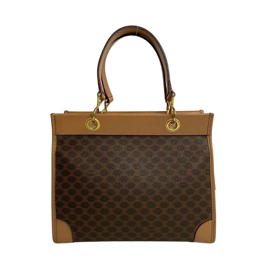 Céline Macadam, Brown, Canvas, handbag