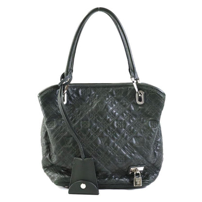 Louis Vuitton Antia Lilia, Black, Leather, shoulder