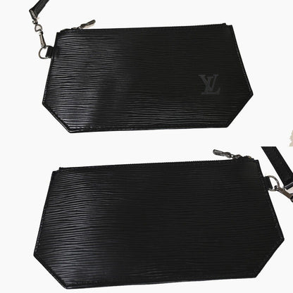 Louis Vuitton Sac d'épaule, Black, Leather, shoulder