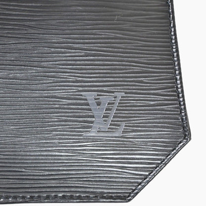 Louis Vuitton Sac d'épaule, Black, Leather, shoulder