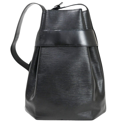 Louis Vuitton Sac d'épaule, Black, Leather, shoulder