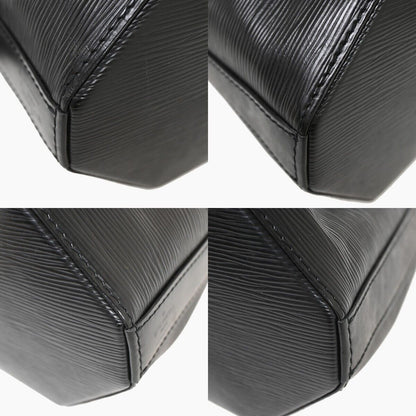 Louis Vuitton Sac d'épaule, Black, Leather, shoulder