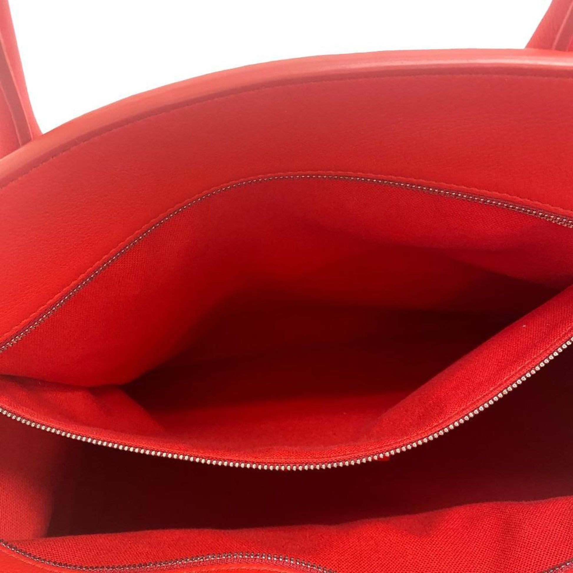 Salvatore Ferragamo, Red, Leather, handbag