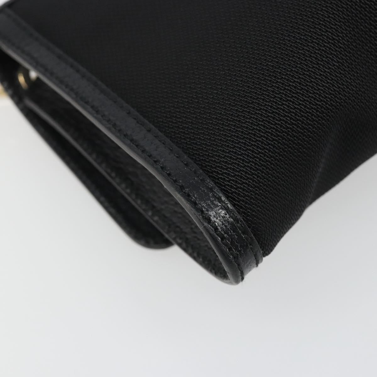 Salvatore Ferragamo Shoulder Bag Canvas, Black, Canvas, Shoulder Bag