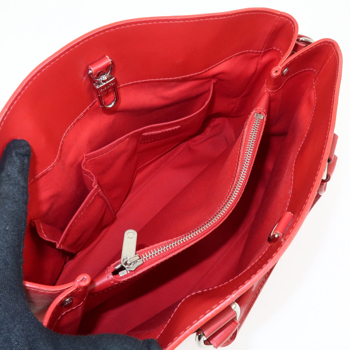 Louis Vuitton Passy Epi Leather, Red, Leather, Tote Bag