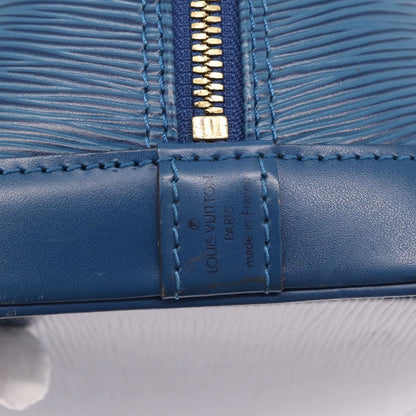 Louis Vuitton Alma Epi Leather, Blue, Leather, Handbag