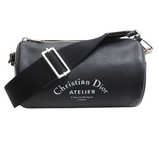 Dior Roller, Black, Leather, tote