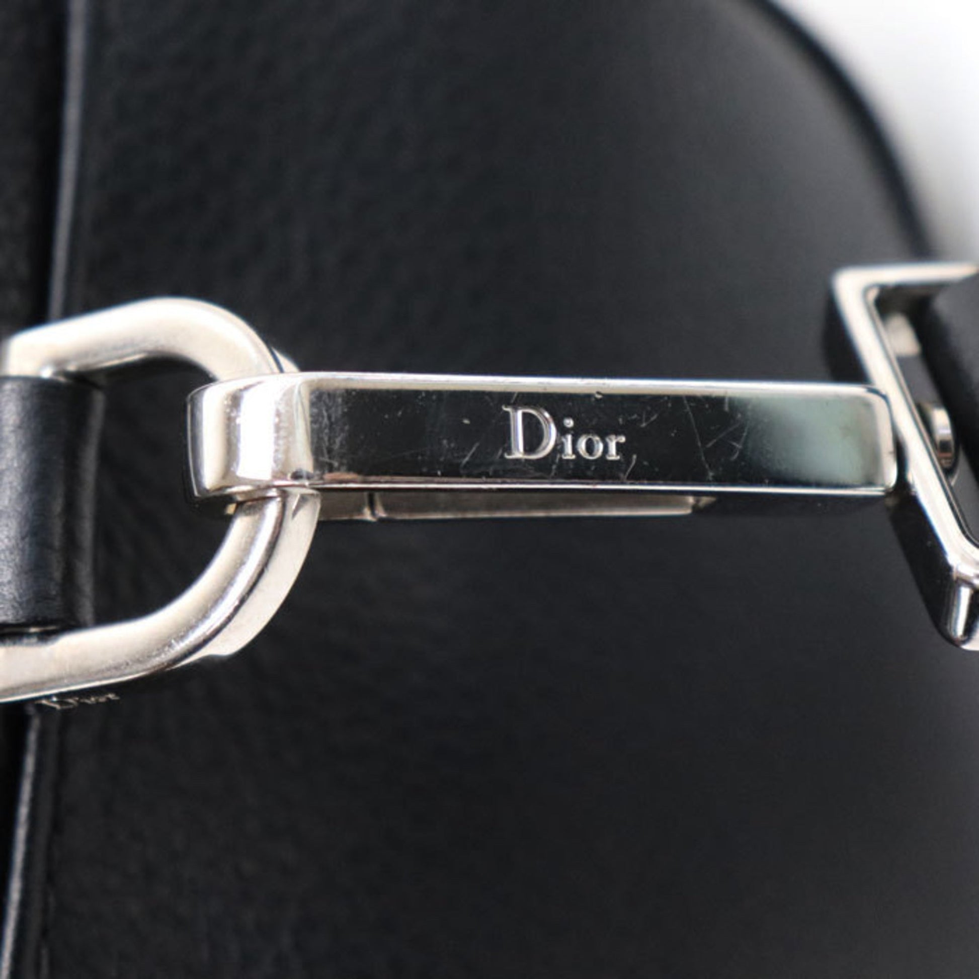 Dior Roller, Black, Leather, tote