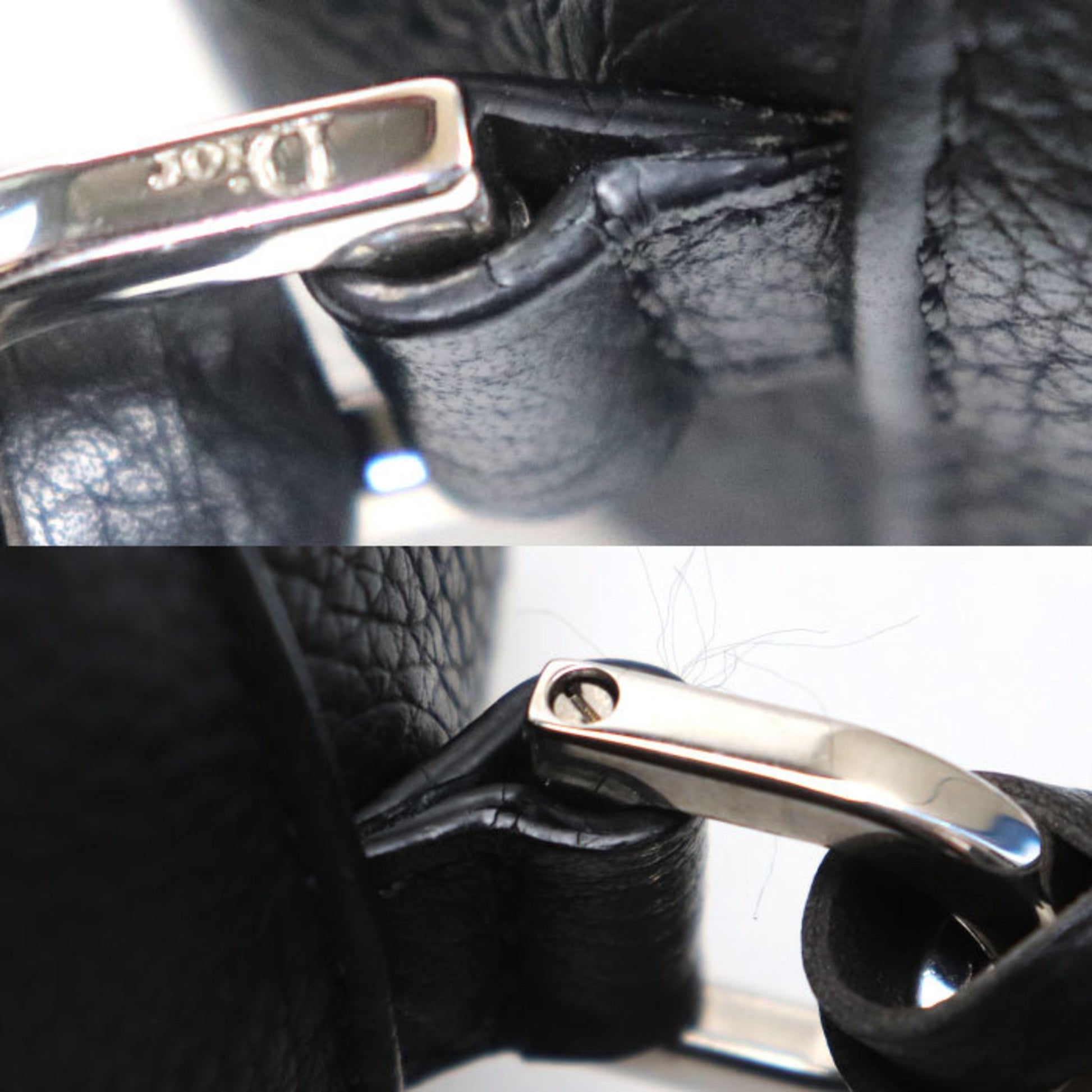 Dior Roller, Black, Leather, tote