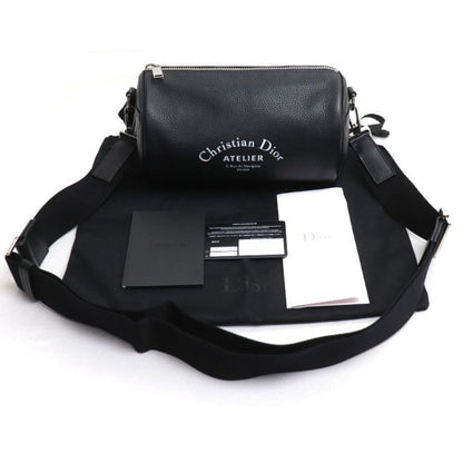 Dior Roller, Black, Leather, tote