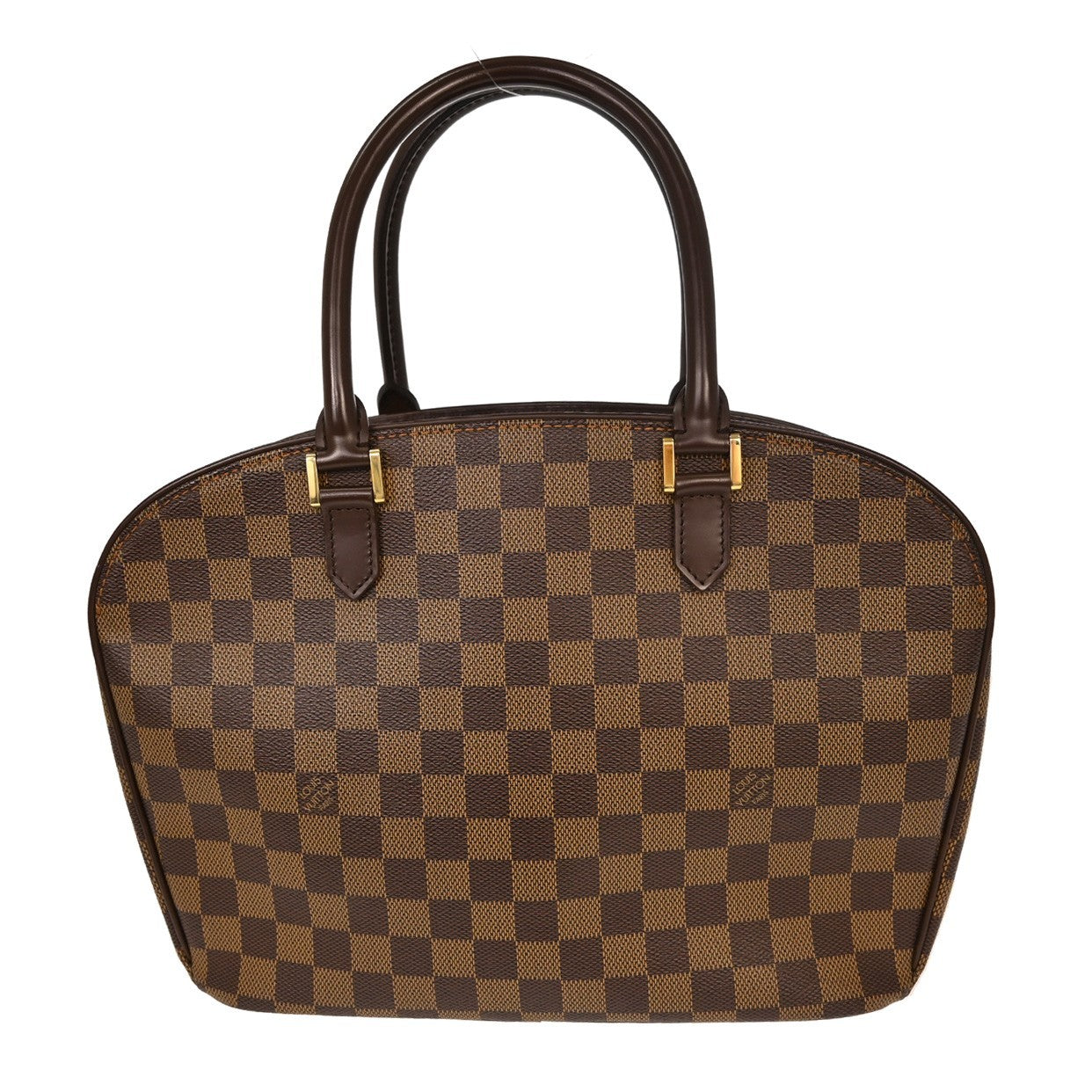 Louis Vuitton Sarria Damier Ebene, Brown, Canvas, Handbag