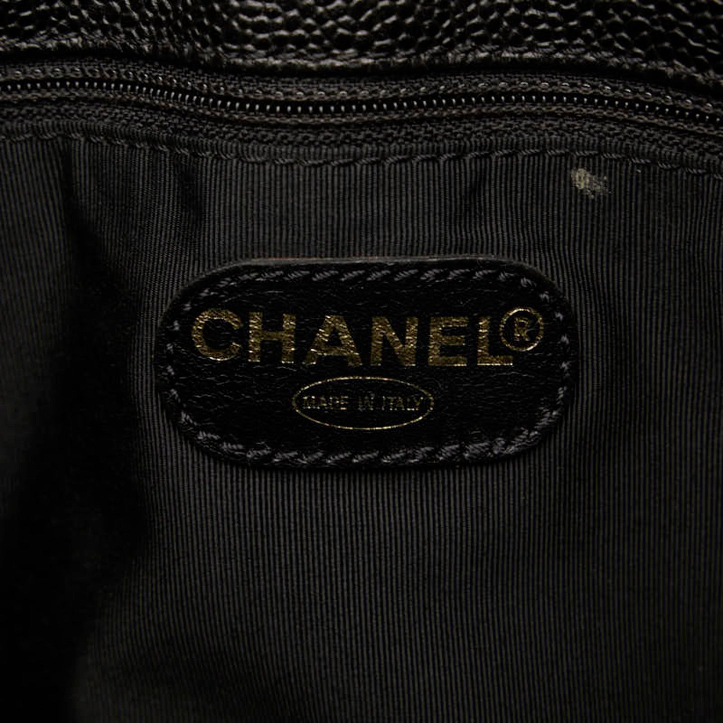 Chanel -, Black, Leather, tote