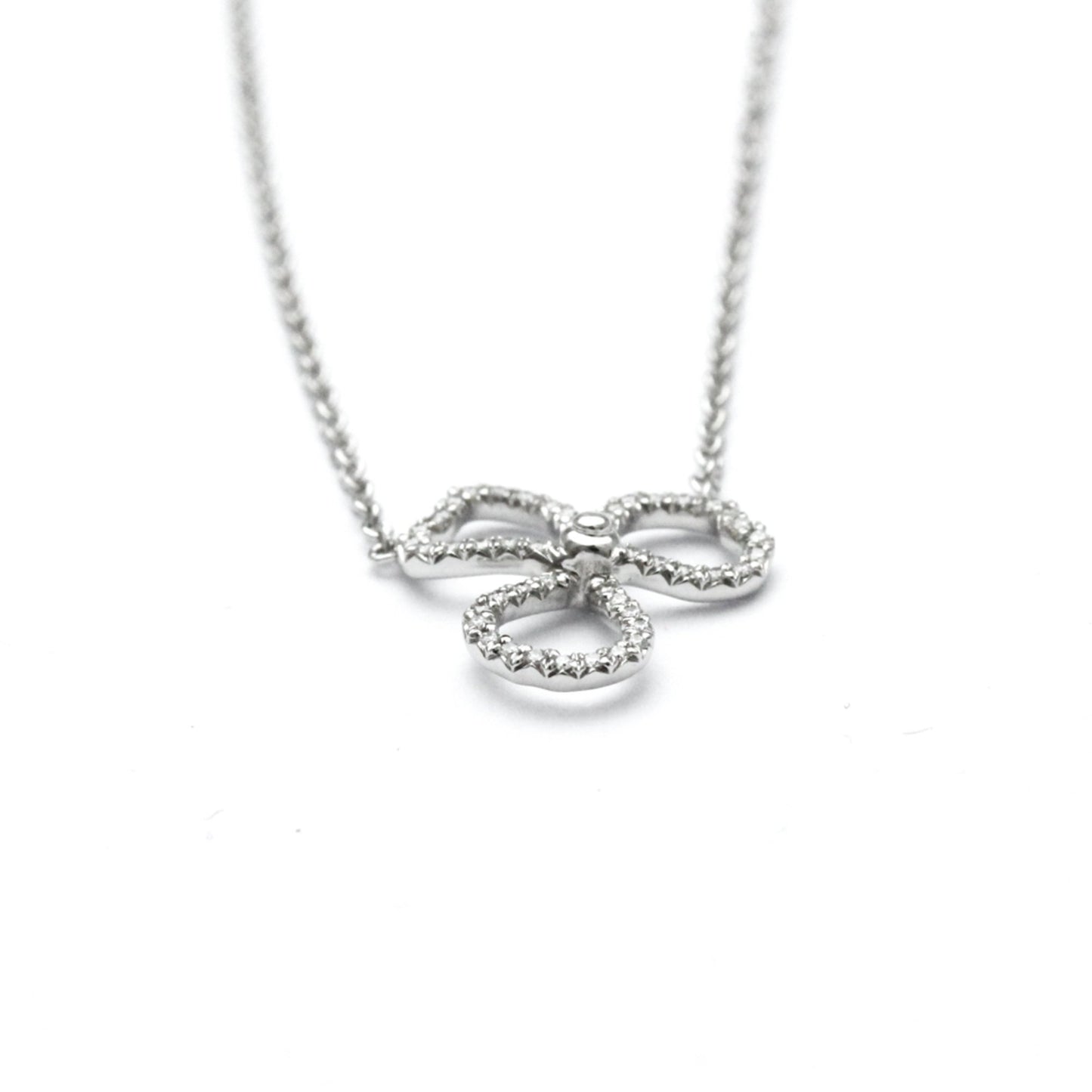 Tiffany & Co Paper flowers, Silver, Platinum, necklace