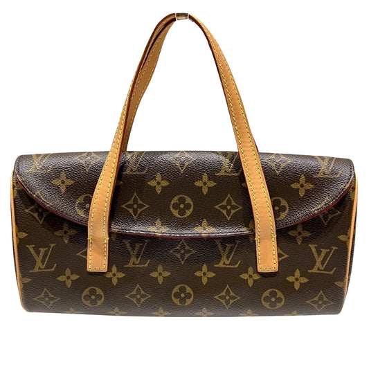 Louis Vuitton Sonatine, Brown, Canvas, handbag