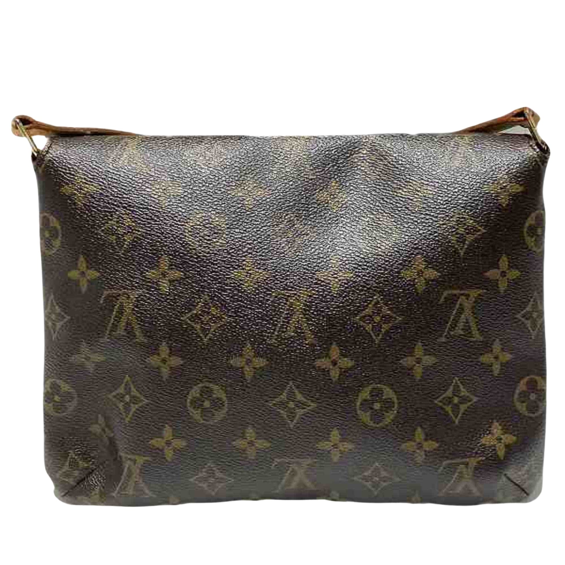 Louis Vuitton Musette Tango, Brown, Canvas, shoulder