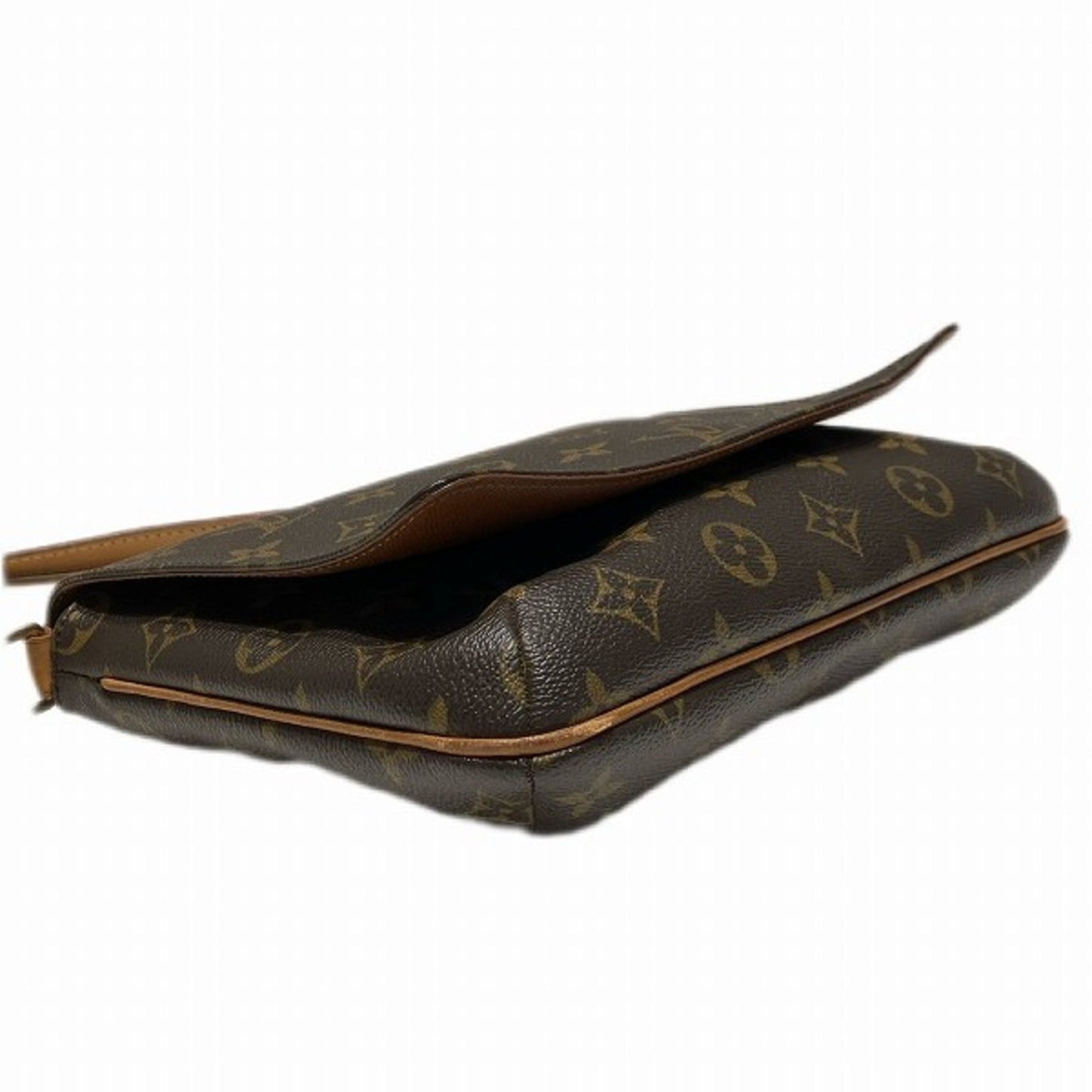 Louis Vuitton Musette Tango, Brown, Canvas, shoulder